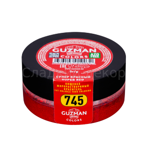 745 Супер красный жирорастворимый краситель, 5 гр Guzman