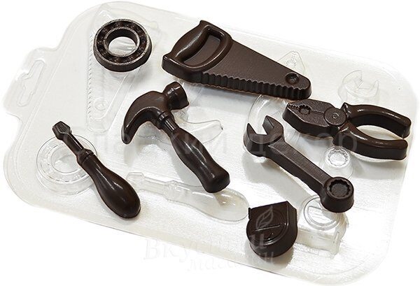 Форма для шоколада "Инструменты"